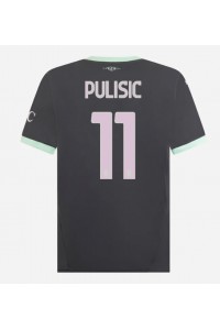 AC Milan Christian Pulisic #11 Voetbaltruitje 3e tenue 2024-25 Korte Mouw